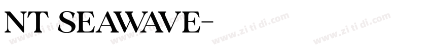 NT SEAWAVE字体转换